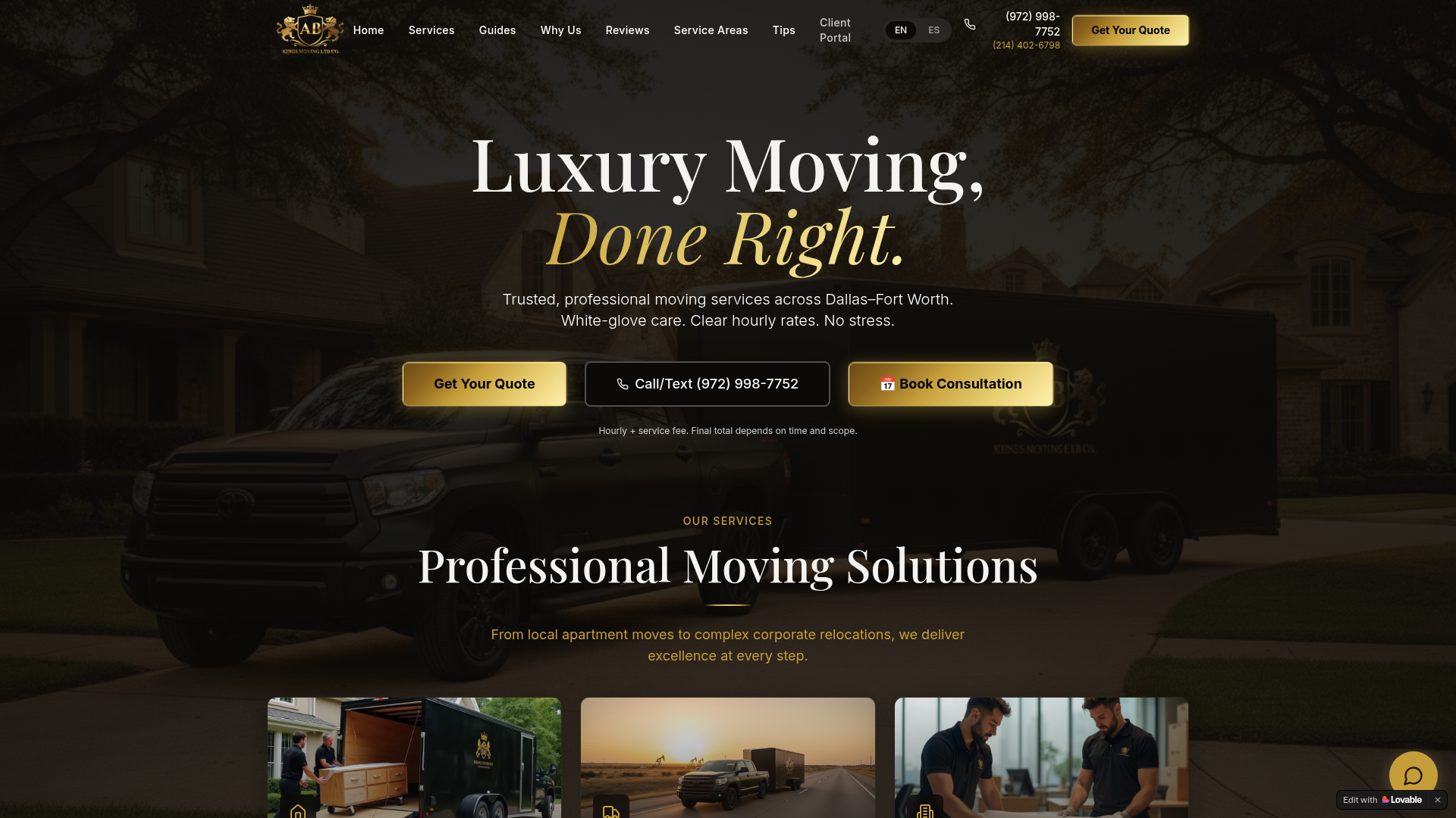 AB Kings Moving Ltd Co preview