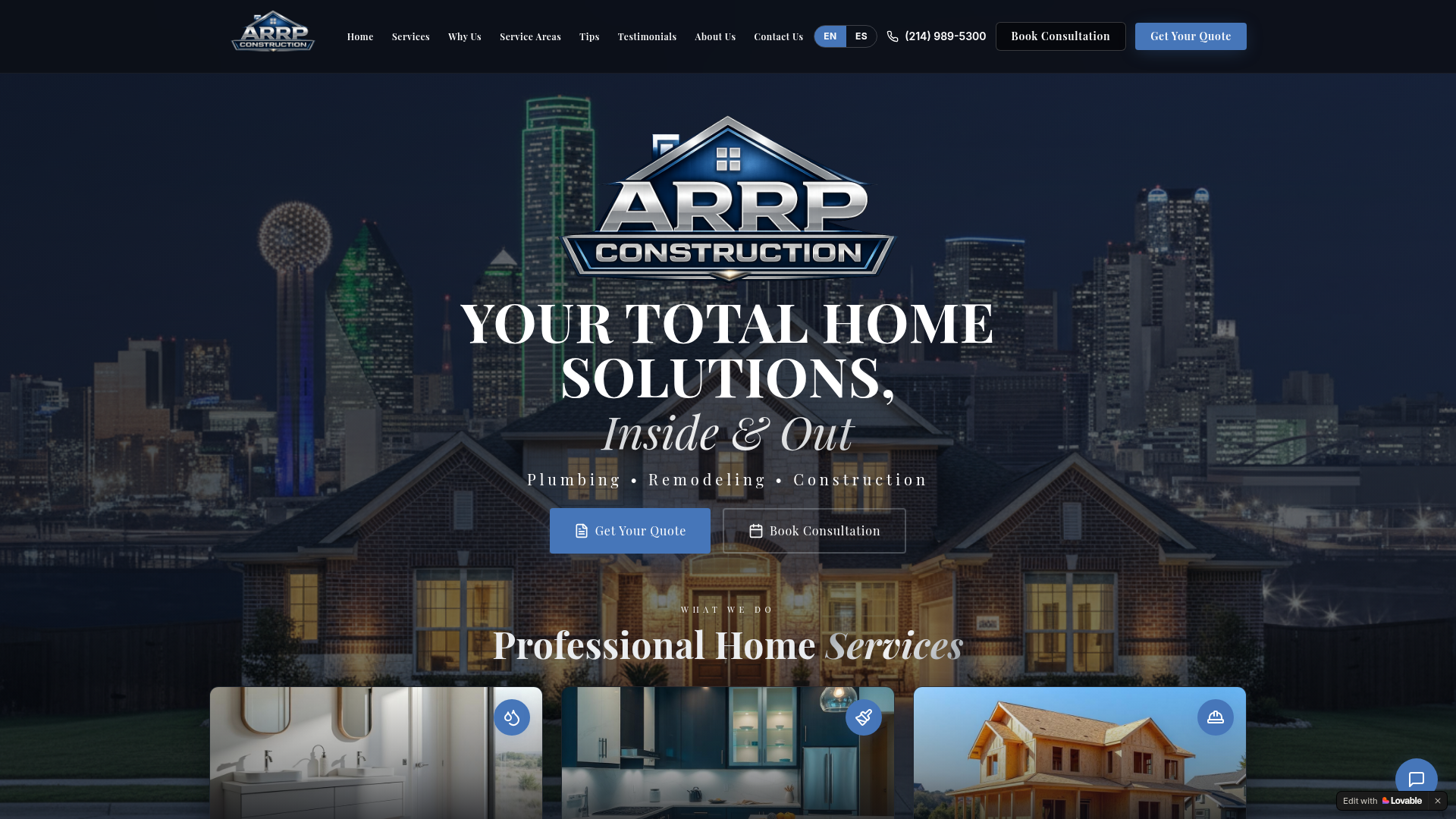ARRP Construction preview
